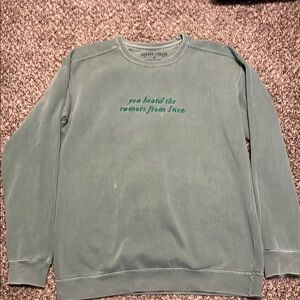 Taylor Swift You Heard the Rumors from Inez Betty Green Crewneck